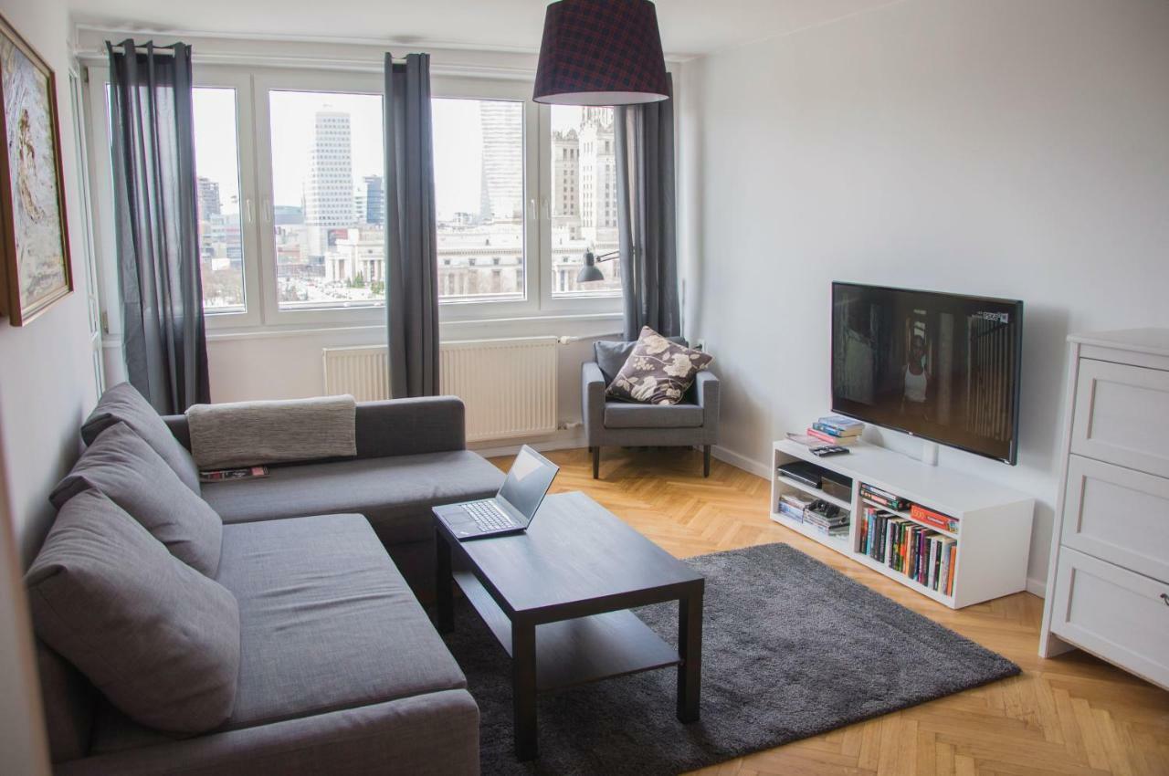 바르샤바 Apartament Widok Centrum 아파트 외부 사진